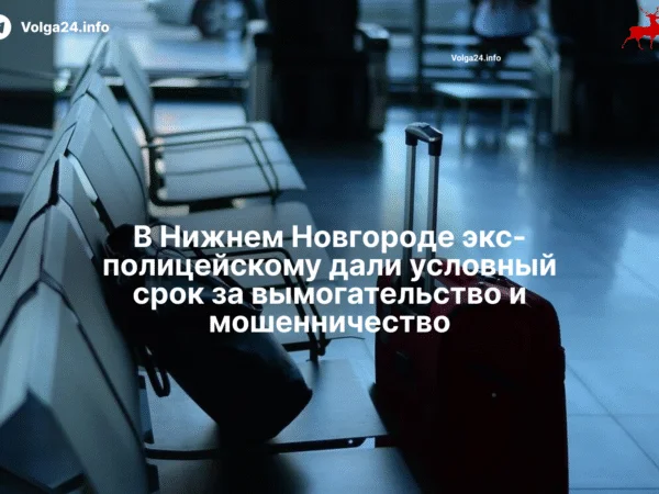 В Нижнем Новгороде экс-полицейскому дали условный срок за вымогательство и мошенничество