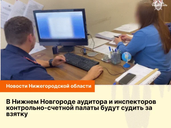 В Нижнем Новгороде аудитора и инспекторов контрольно-счетной палаты будут судить за взятку 