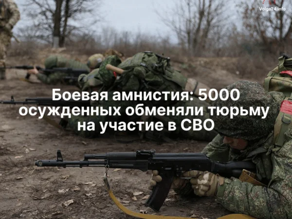 Боевая амнистия: 5000 осужденных обменяли тюрьму на&nbsp;участие в&nbsp;СВО