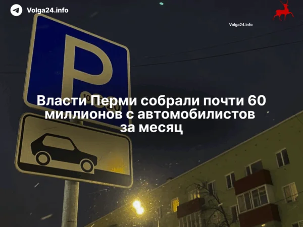 Власти Перми собрали почти 60&nbsp;миллионов с&nbsp;автомобилистов за&nbsp;месяц