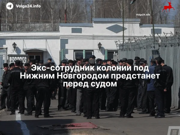 Экс‑сотрудник колонии под&nbsp;Нижним Новгородом предстанет перед&nbsp;судом