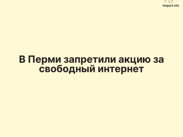 В&nbsp;Перми запретили акцию за&nbsp;свободный интернет